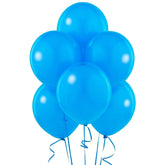 Set 100 baloane Albastre pentru Petrecere 30 cm latex
